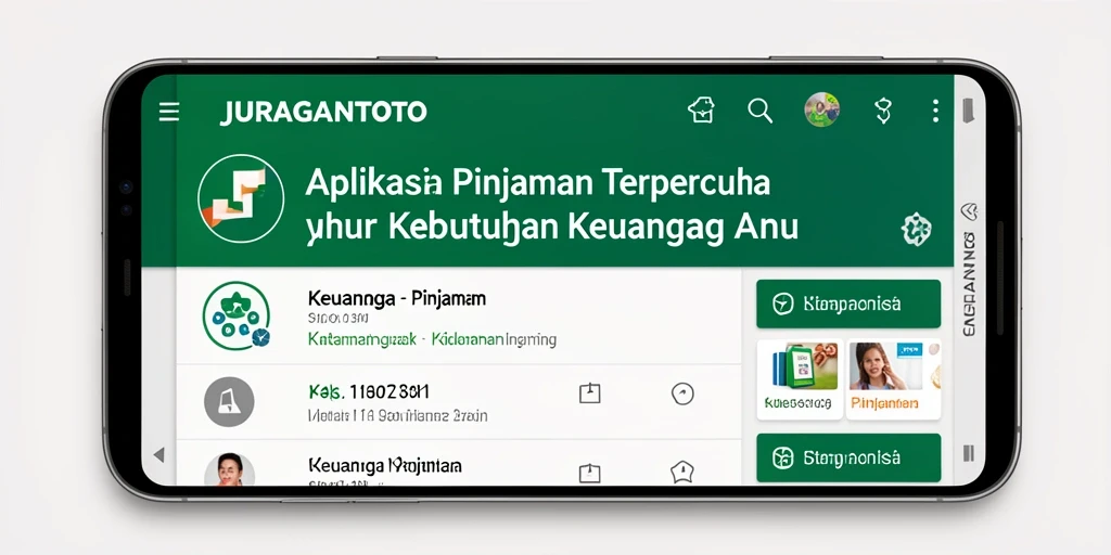 Tampilan antarmuka aplikasi JURAGANTOTO yang sederhana dan intuitif.