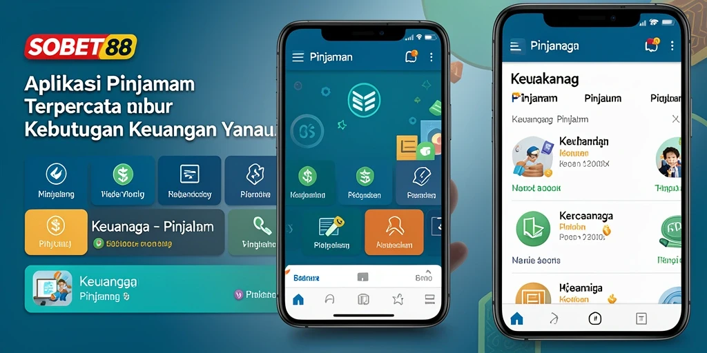 Antarmuka SOBET88 yang sederhana dan ramah pengguna untuk pengajuan pinjaman.